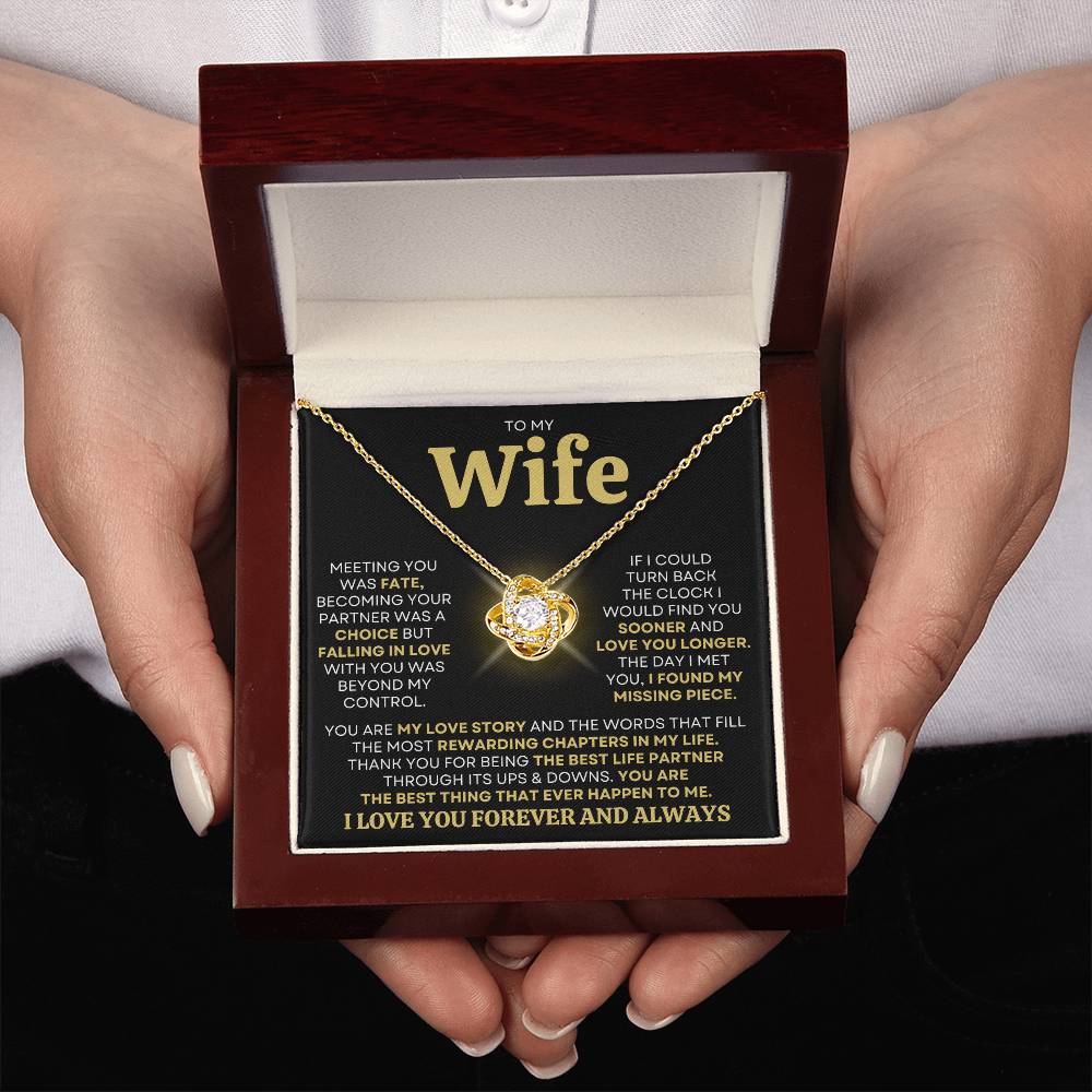 Gift For Wife 'You Are My Love Story" Necklace