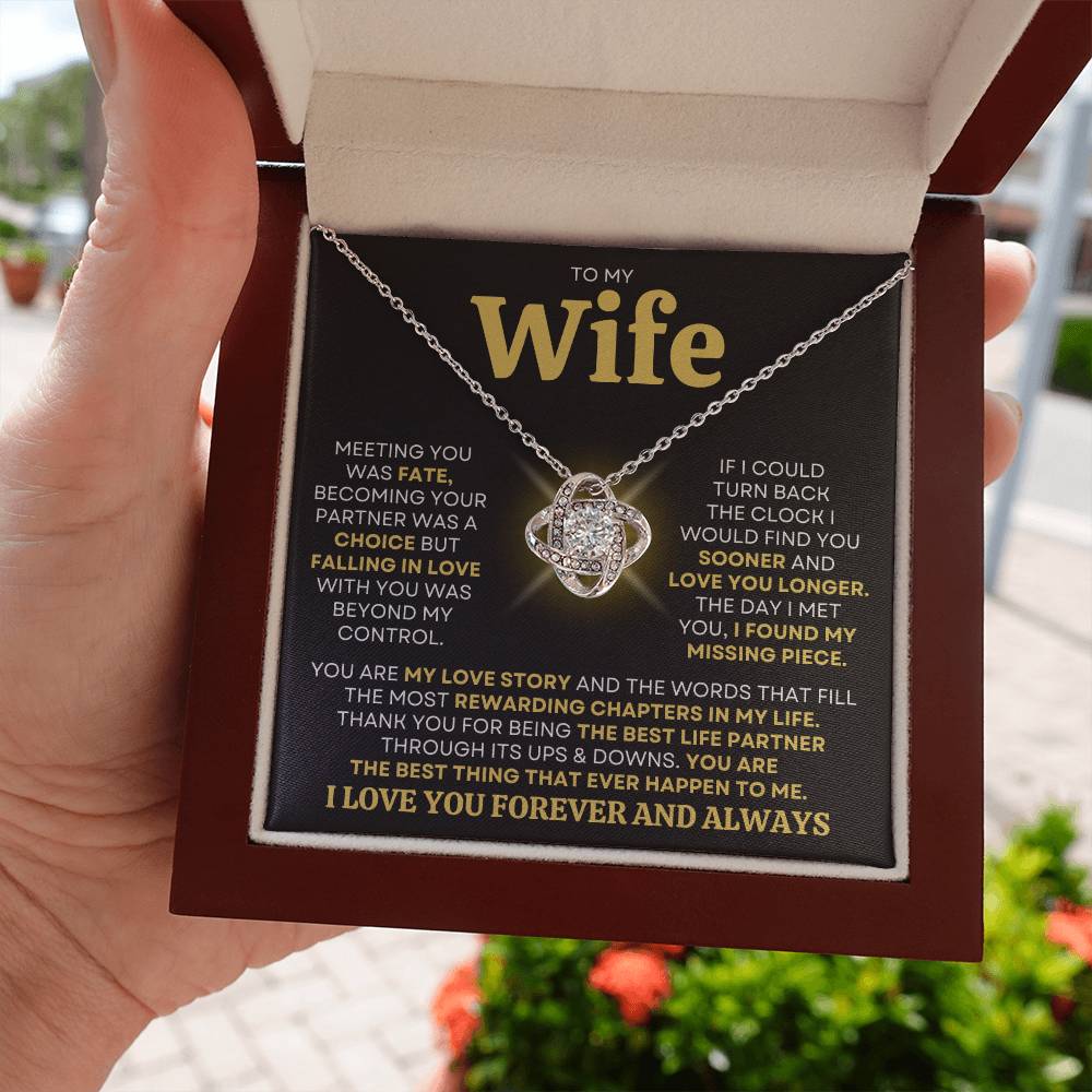 Gift For Wife 'You Are My Love Story" Necklace